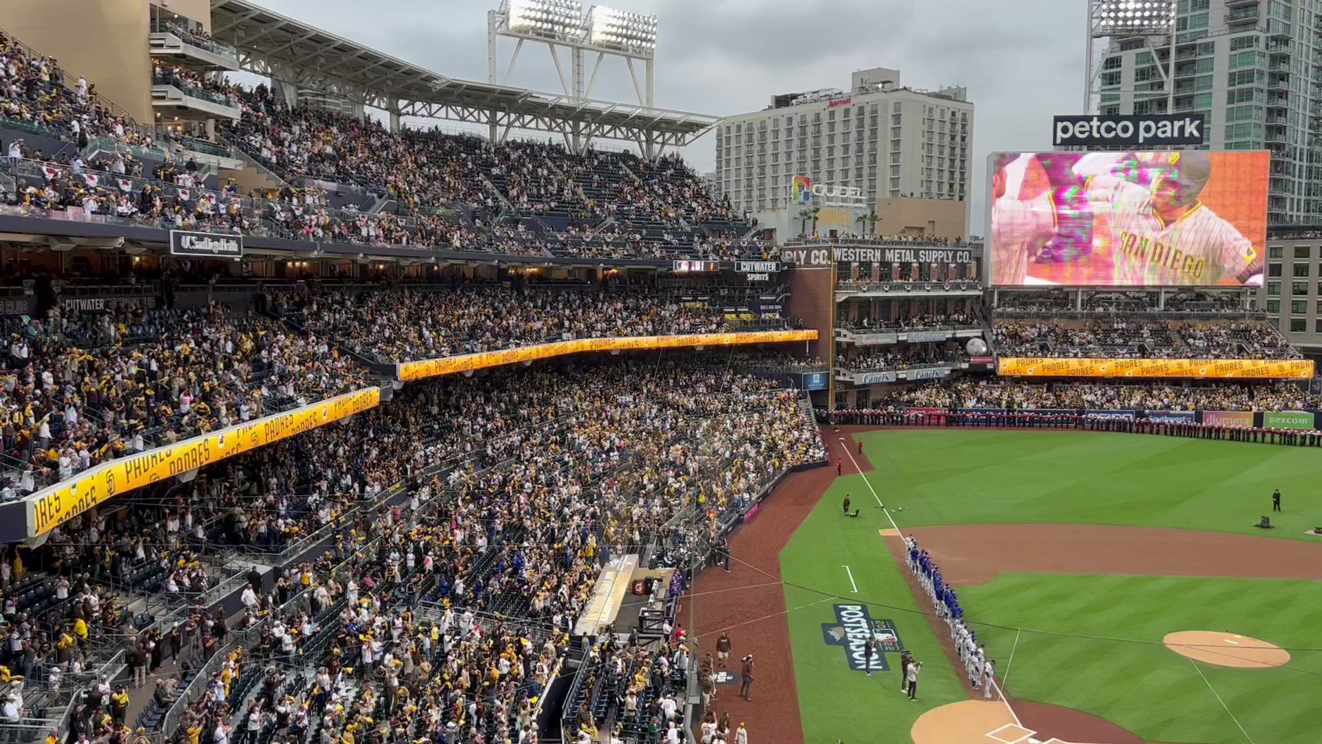 Annie Heilbrunn on X: #Padres fans about to see their first