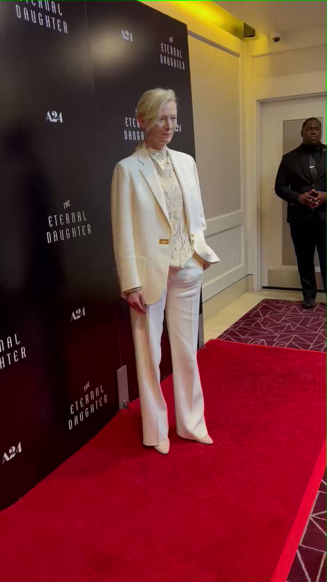 Tilda Swinton at a screening of #TheEternalDaughter in West Hollywood
