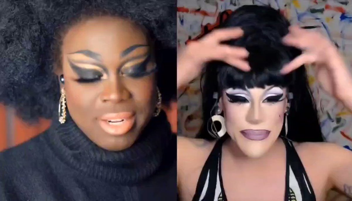 Thorgy thor gasping reacting to rachel dolezal cameo message to bob the drag queen rpdr drag race purse first impressions https://t.co/Lu45kufIgO
