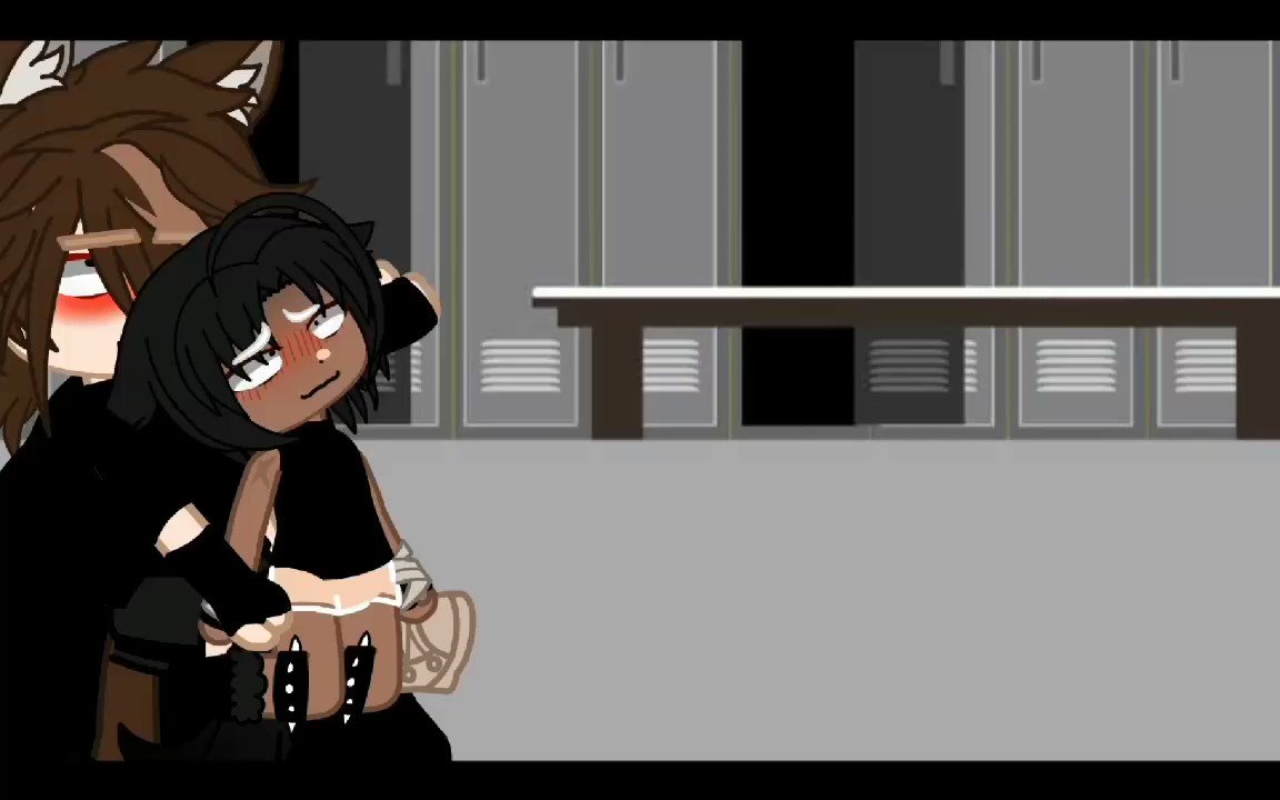 A gacha character with 'Im Gay' text overlay