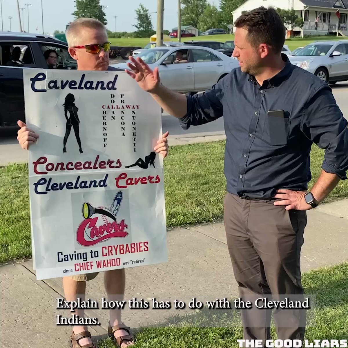 RT @TheGoodLiars: A guy outside a Trump rally was angry about Cleveland changing their name to the Guardians. https://t.co/m2UovCg4Ui