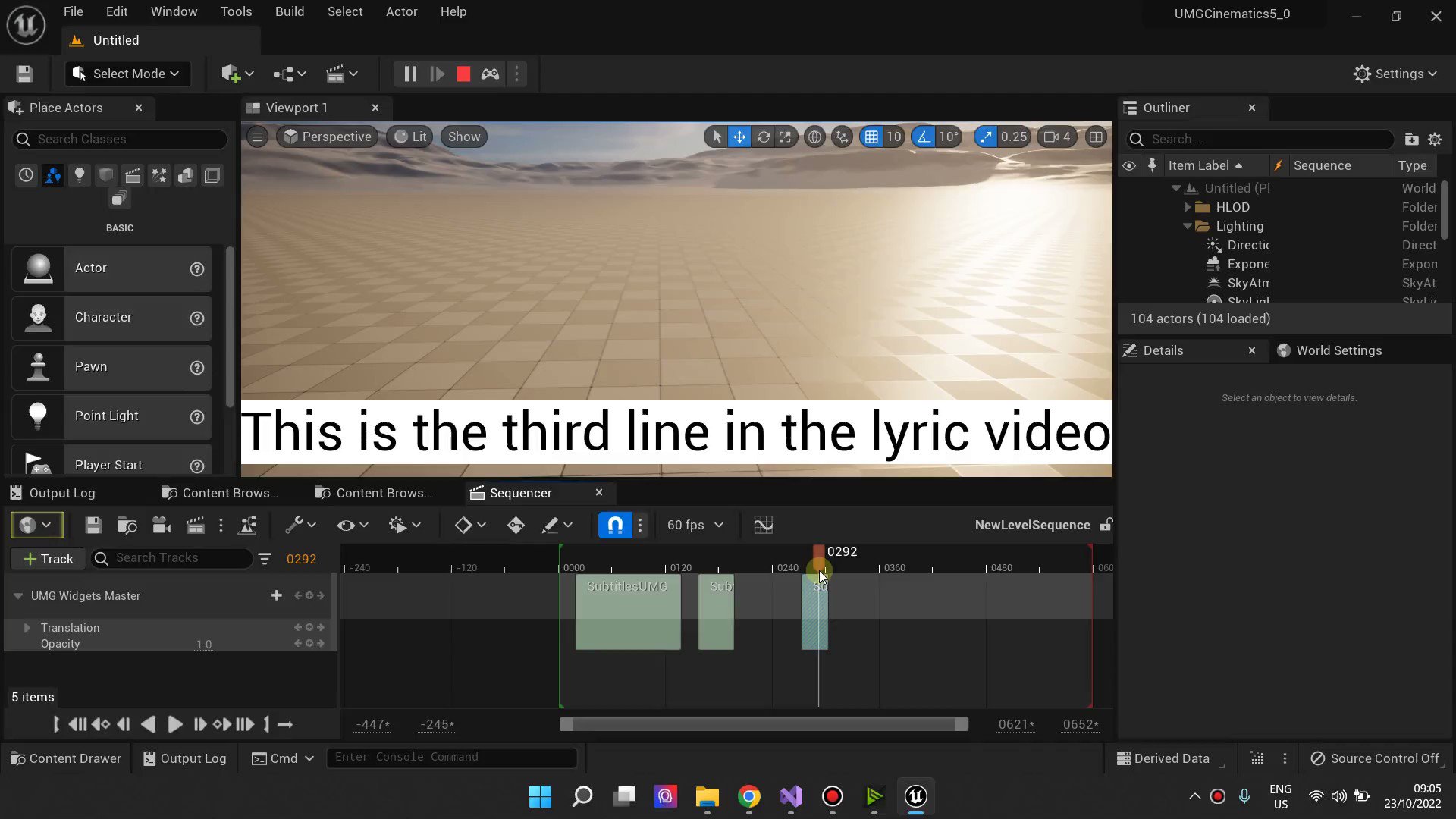Inu games on twitter how do you add a text in sequencer like a title