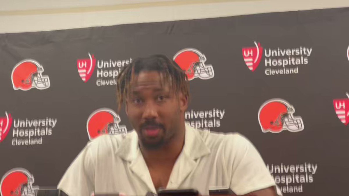 Mary Kay Cabot on Twitter "Browns Myles Garrett on the screaming in