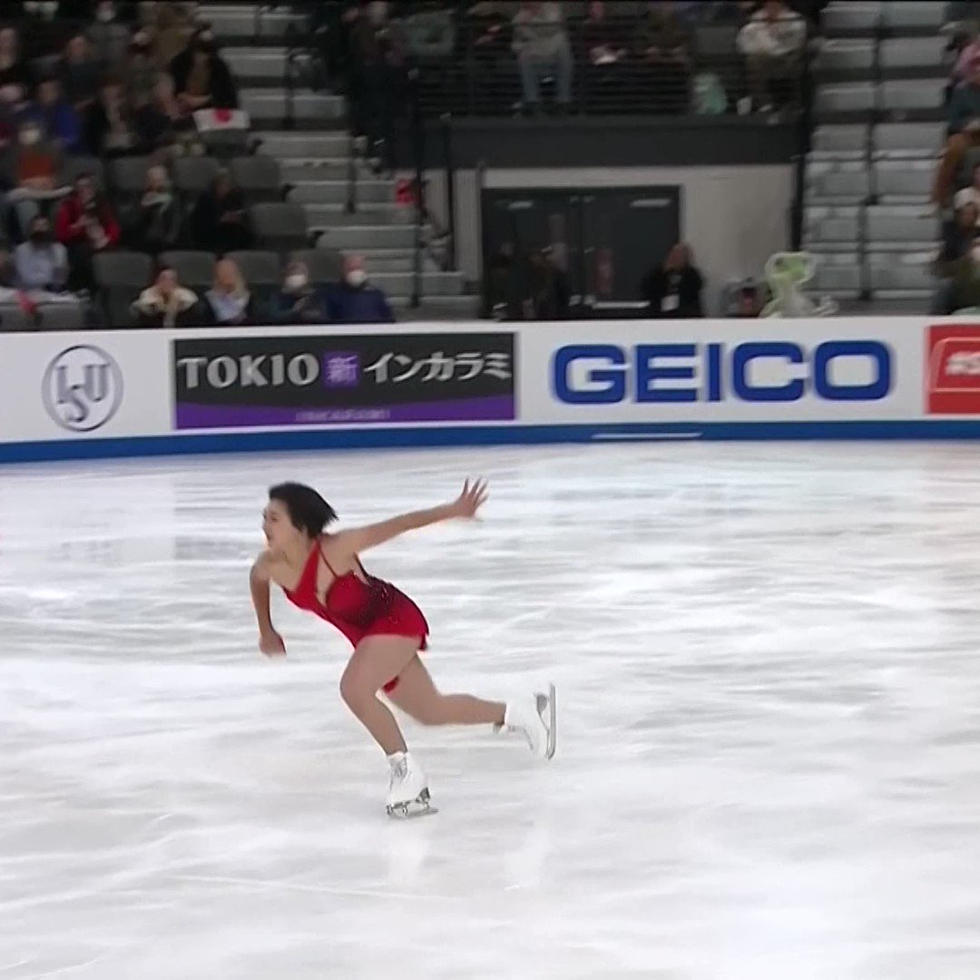 ISU Figure Skating on Twitter "📺 What a performance! 🔥 Kaori SAKAMOTO (JPN) delivers a powerful