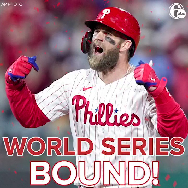 Action News on 6abc on X: RING THE BELL! The Philadelphia Phillies are WORLD  SERIES BOUND! 🔔⚾️ #RedOctober  / X