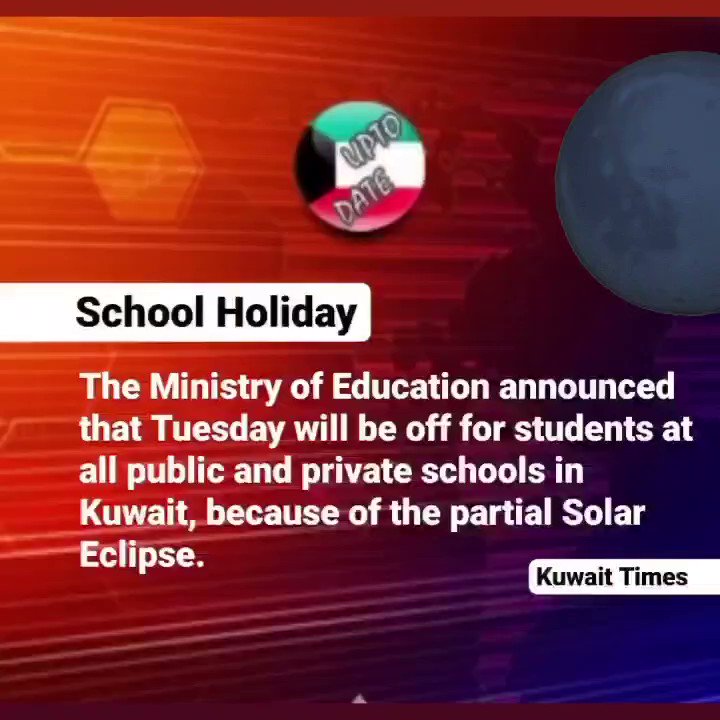 Kuwait UPTO DATE on Twitter: "The Ministry of Education announced that