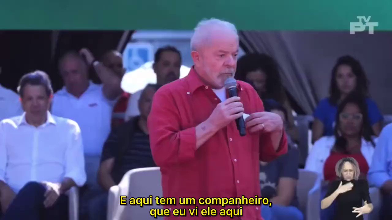 Saul Christos On Twitter Lula Agradeceu Um Petista Que Tentou