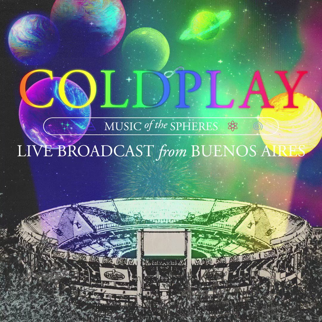 Coldplay on Twitter "FOUR DAYS until our Live Broadcast from Buenos