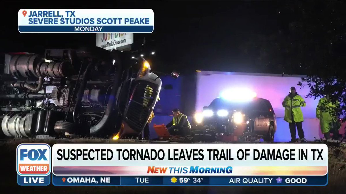 FOX Weather on Twitter "A suspected tornado left a trail of damage in