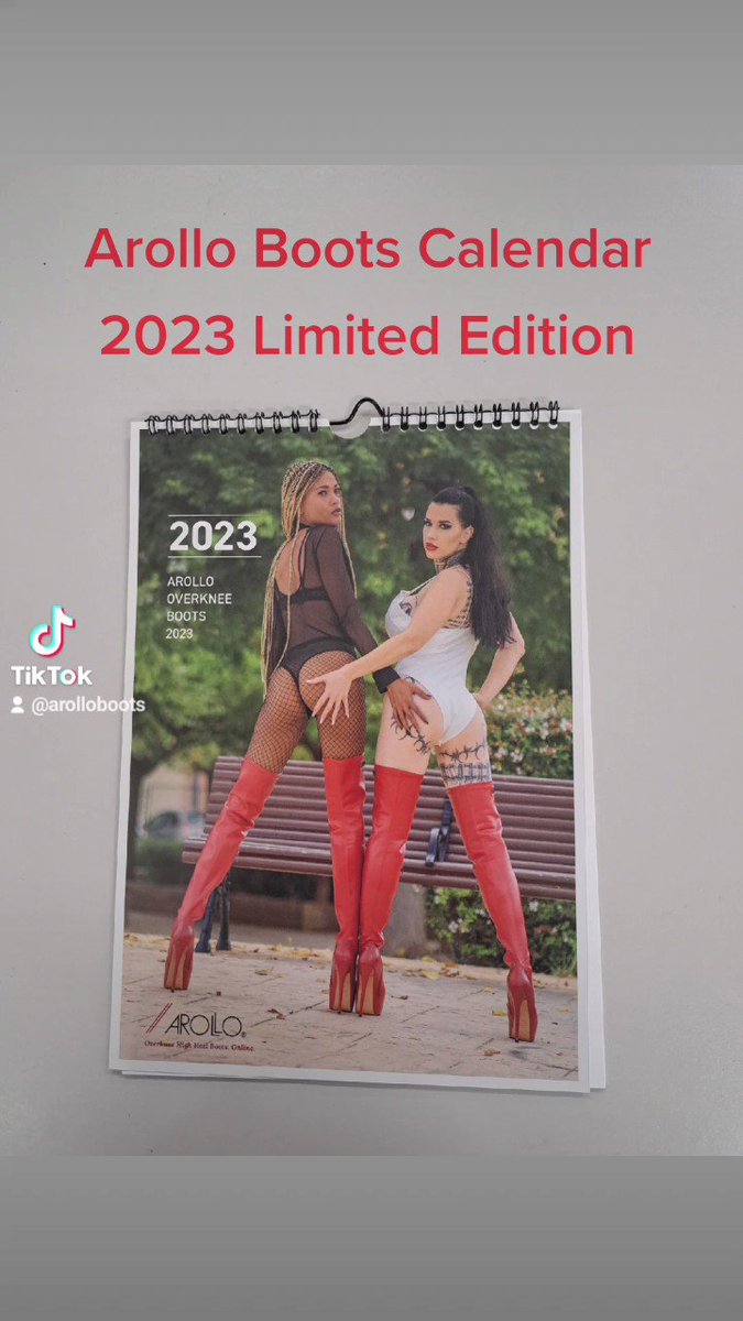 ArolloOverknees on Twitter "Arollo Boots Calendar 2023 limited