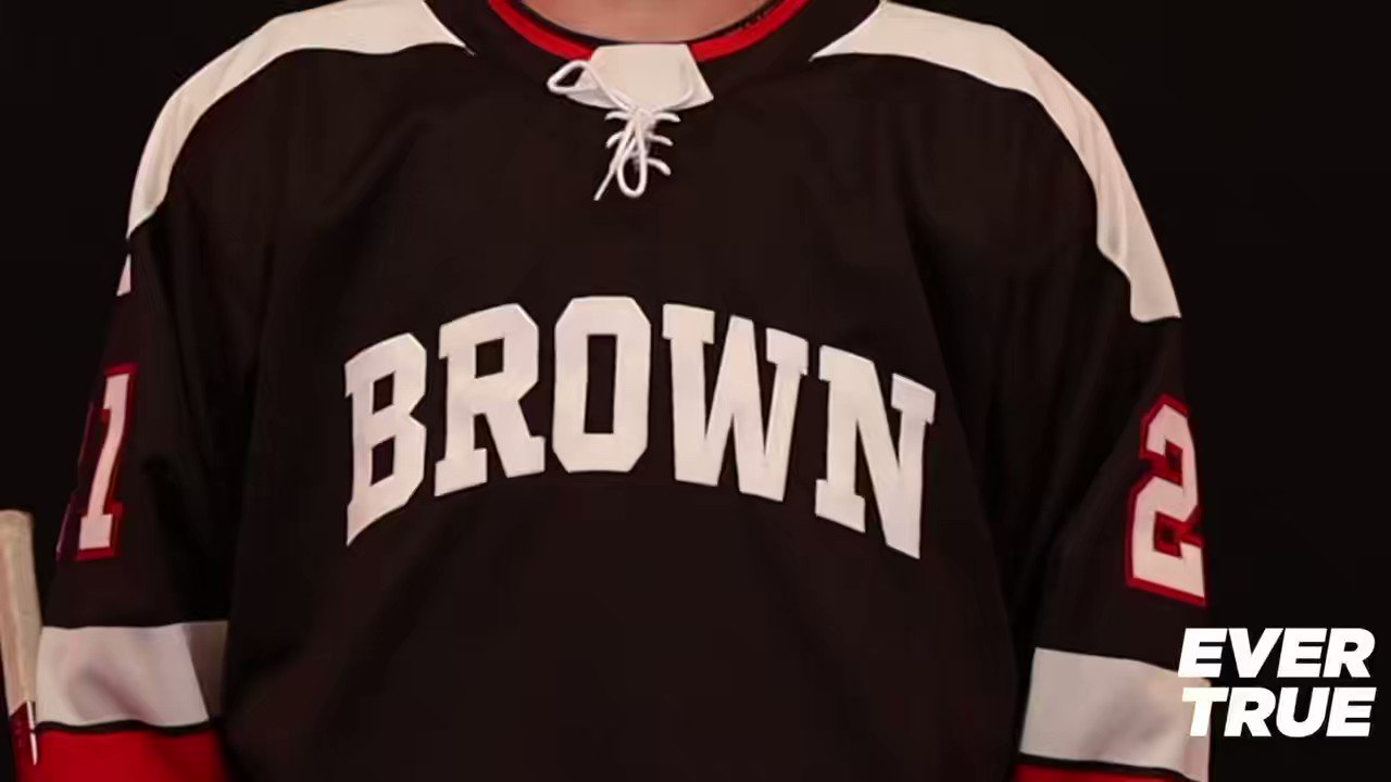 Brown university sales hockey jersey