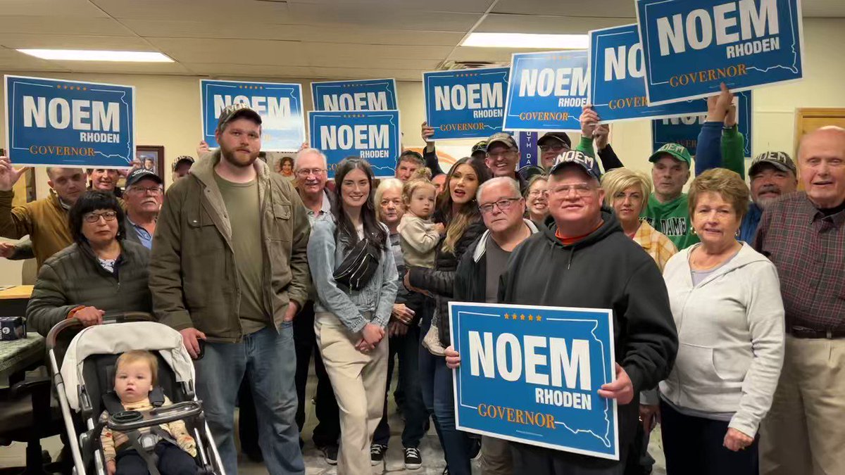 Kristi Noem On Twitter 10 Days Until Election Day And Team Noem Is 
