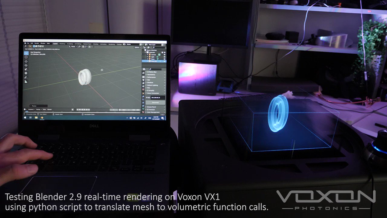 80 LEVEL on Twitter "Check out a demo by voxonphotonics demonstrating