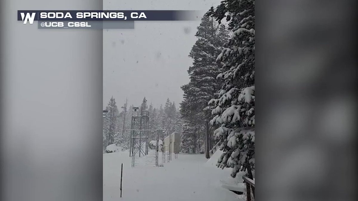 WeatherNation on Twitter "High in the Sierra, Soda Springs, CA has