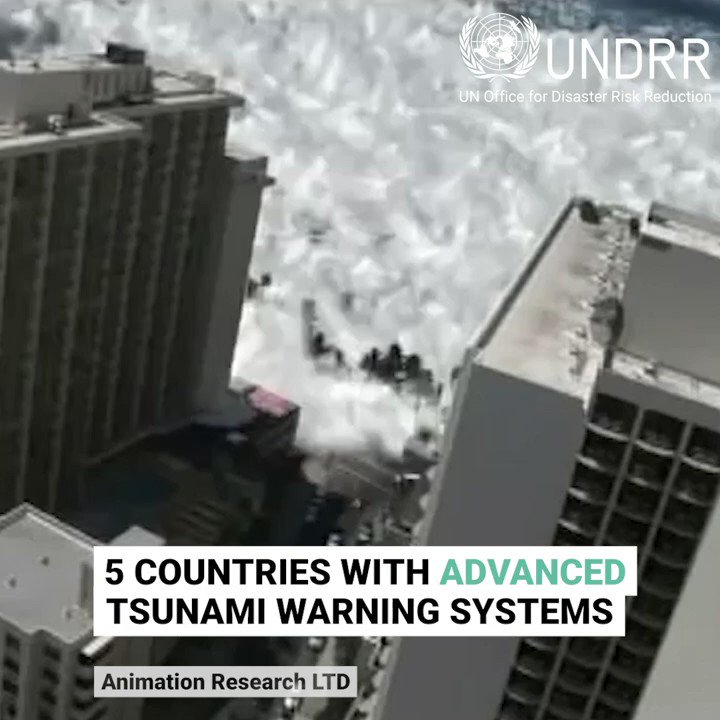 UNDRR on Twitter "5 countries with advanced tsunami early warning systems Australia, Chile