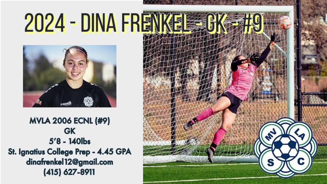 Dina Frenkel - 2024 ECNL GK (@dinafrenkel2024) / Twitter