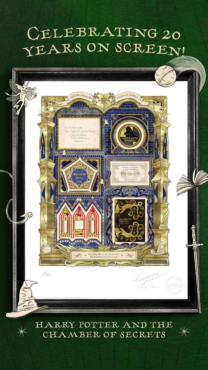 【世界500枚限定】ハリーポッター　限定アートプリント　ミナリマ　オープン記念 世界500枚限定】ハリーポッター 限定アートプリント ミナリマ オープン