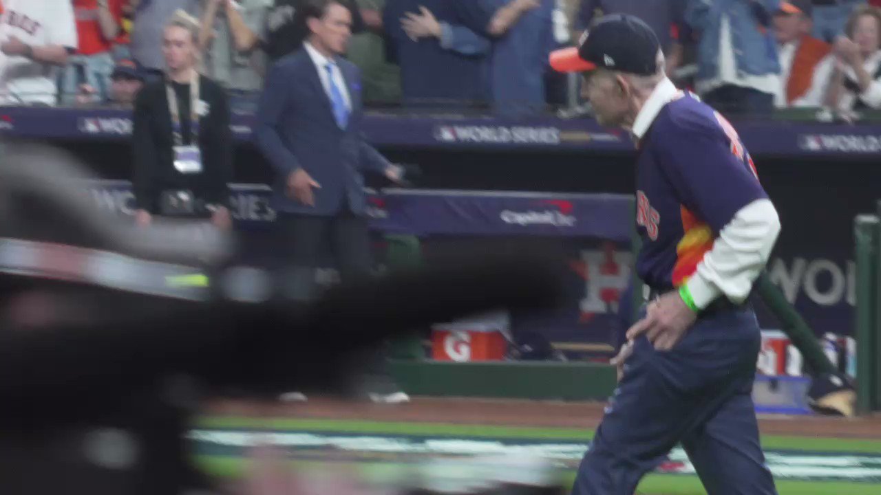 Pickswise on Twitter "Mattress Mack threw out the first pitch before Game 6 ⚾️ He gets 75