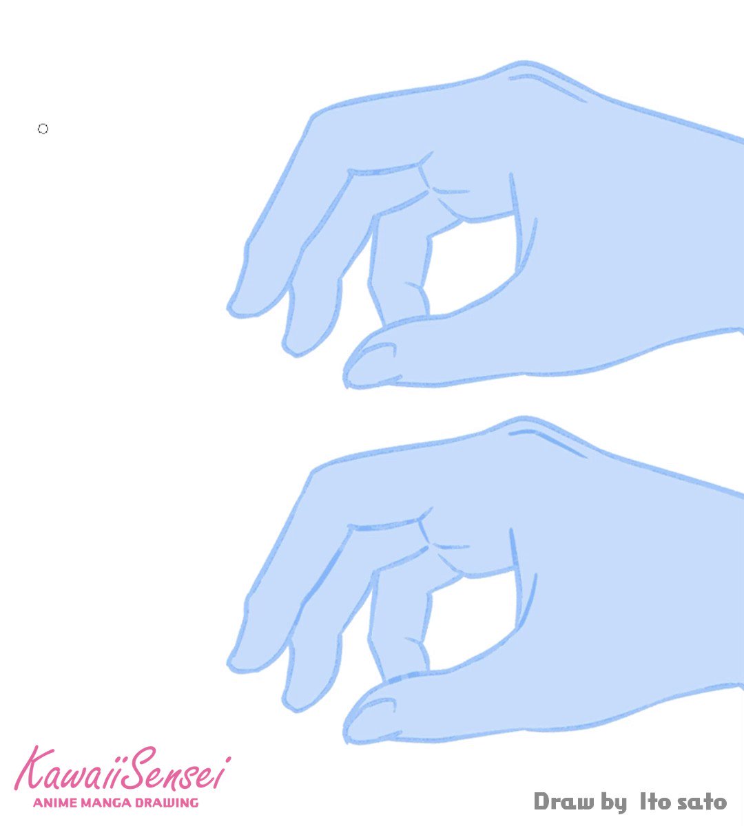 絵を描く時の参考にして！指の関節の描き方！