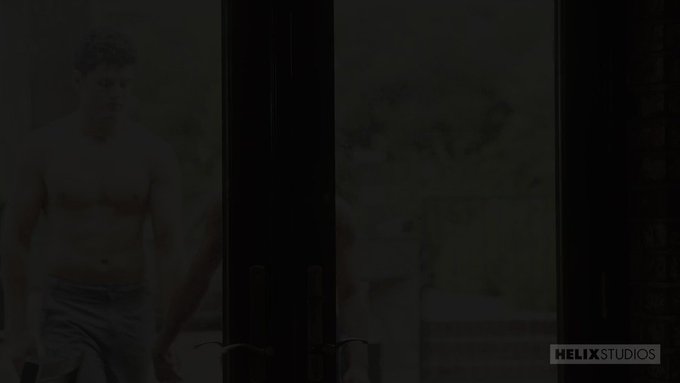 After a brisk morning nature walk, Corey Marshall and Marcell Tykes arrive back home with a horny hunger