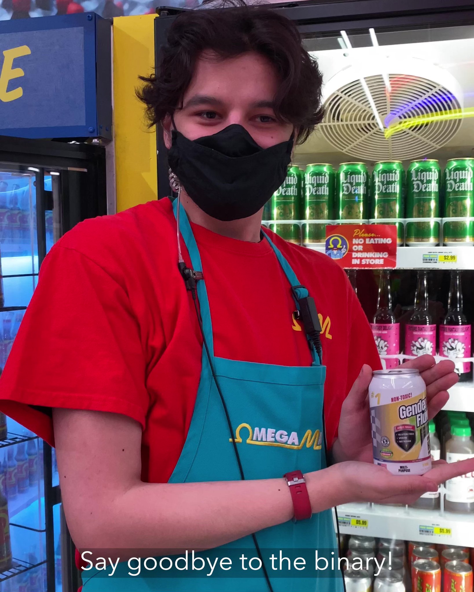 Omega Mart on Twitter "Grab a can of Gender Fluid and break through