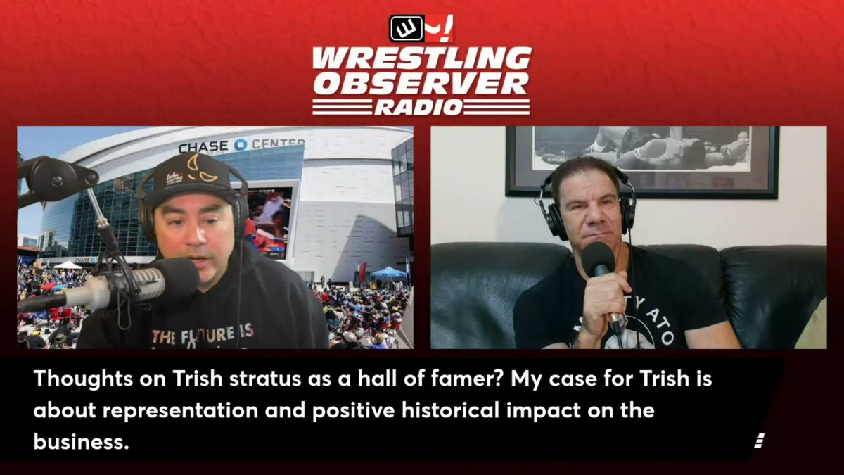 RT @WONF4W: WOR: Dave Meltzer discusses the Wrestling Observer HOF case for Trish Stratus.

https://t.co/mYdKSjVF4U https://t.co/nnAyrN9HrH