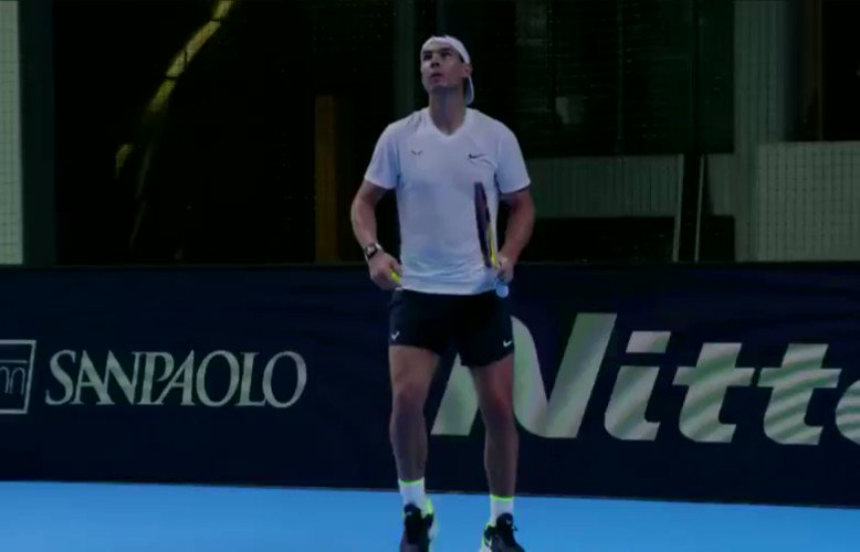 [情報] (花邊) Nadal跟Rublev練球 打鬧花絮