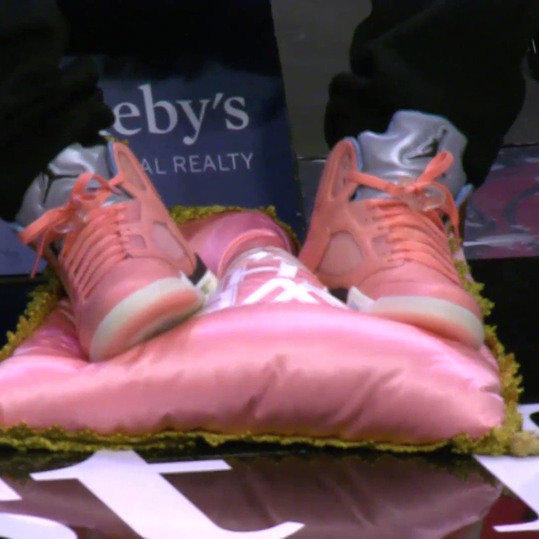 DJ Khaled Puts His $225 Air Jordan 5s On a Pillow, Courtside, and