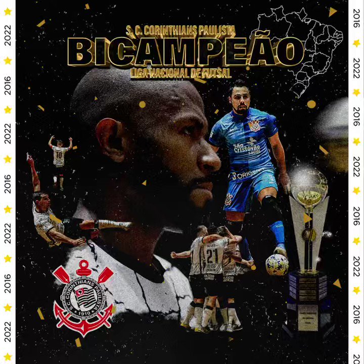É CAMPEÃO: CORINTHIANS FUTSAL FATURA O TÍTULO DO CAMPEONATO
