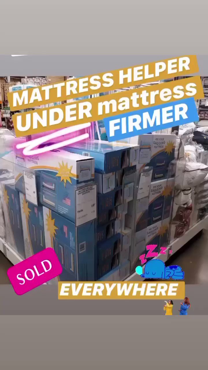 HSN sells Mattress Helper sagging bed fix!  Mattress support, Mattress,  Firm mattress