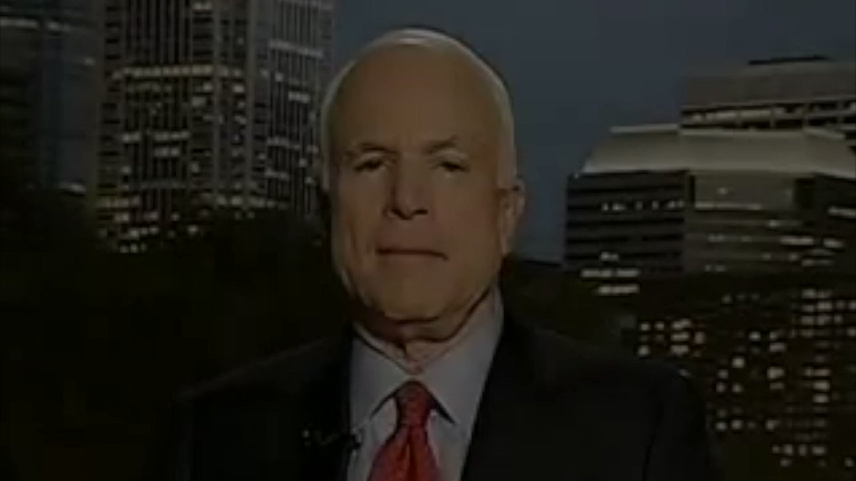 You are currently viewing Here’s John McCain, two weeks before the 2008 election, calling for an investiga