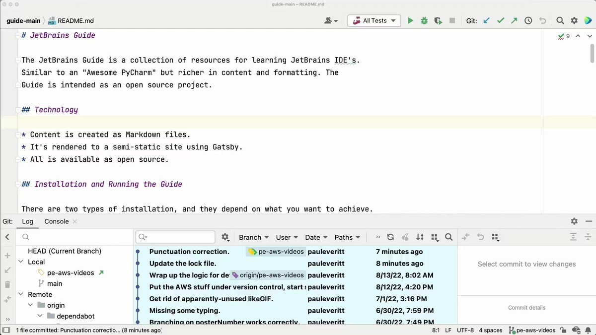 Jetbrains intellij idea on twitter ever done a git commit too soon 