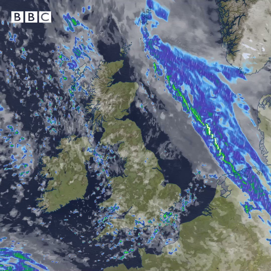 @bbcweather: Wednesday’s weather;☔️ Heavy showers in S Eng, esp SE (⚠️)⛅️ Sunny spells for many💦 Cloud and heavy rain spreads in from SW later💨 Very windy in N Scot BBC Weather (@bbcweather) / Twitter