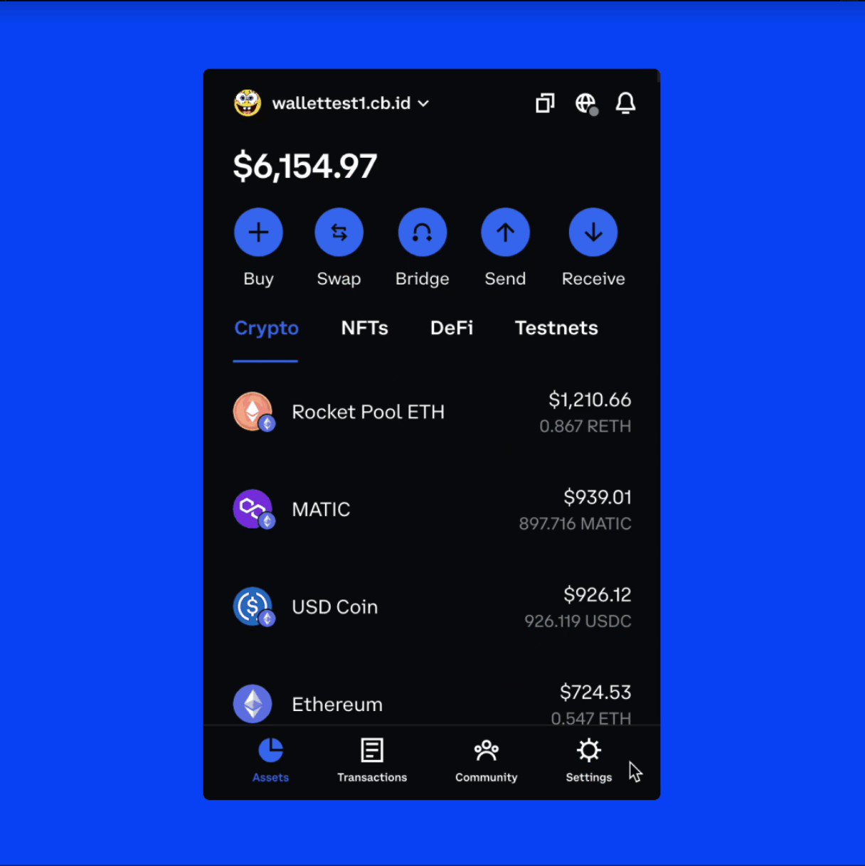 Polygon on Twitter: "1️⃣ Download Coinbase Wallet Extension 2️⃣ Head to