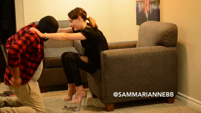 Did someone say slave, did someone say ball busting BECAUSE that&rsquo;s what&rsquo;s going on #femdom #femaledominant<a href="/tag/femdom"class="tags"><span>#femdom</span></a><a href="/tag/domina"class="tags"><span>#domina</span></a><a href="/tag/ballbusting"class="tags"><span>#ballbusting</span></a><a href="/tag/submissivetraining"class="tags"><span>#submissivetraining</span></a>