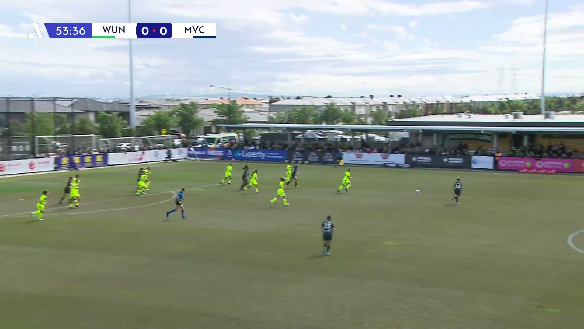 HISTORY! 🟢 ⚫️

@wufcofficial have their FIRST @LibFinancial A-League goal! 🙌

It's @FIFAWWC winner Jessica McDonald who fires home! 

Follow live:  

#DubZone”