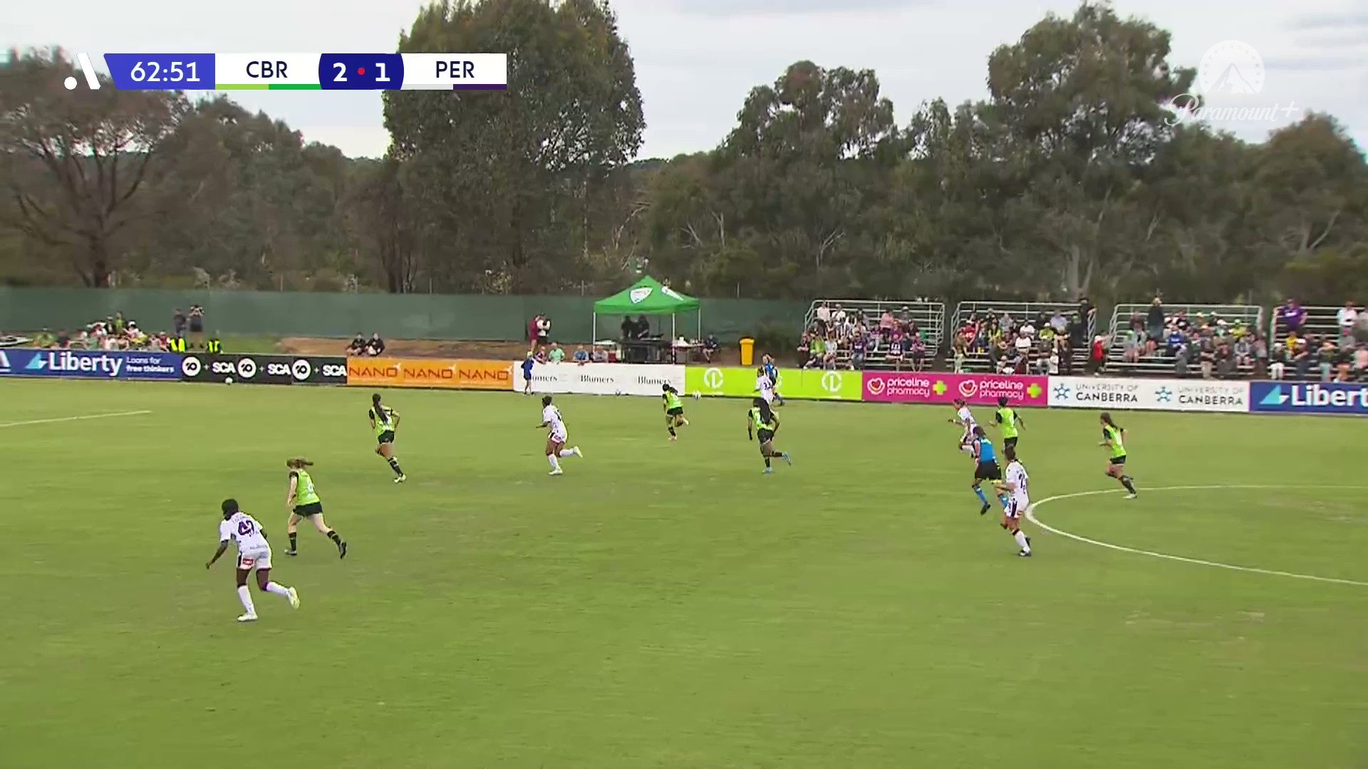 We're level AGAIN at McKellar Park 🔥

Gabriella Coleman fires @PerthGloryFC back on level terms! 

GAME ON! 

Follow live:  

#DubZone @LibFinancial”