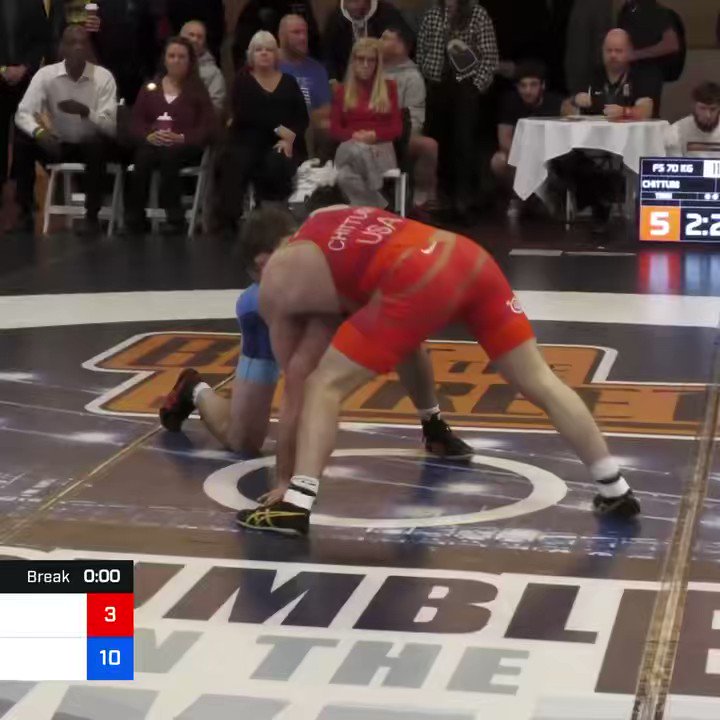 FloWrestling on Twitter "Down 103 at the break, Cody Chittum used
