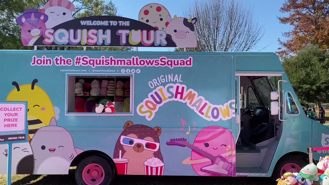 Squishmallows on Twitter "Squish Tour has officially begun! Cam & Fifi