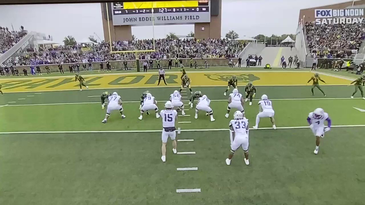 Chad Reuter on Twitter "Watch TCU C Alan Ali put BAY DT Ika on the