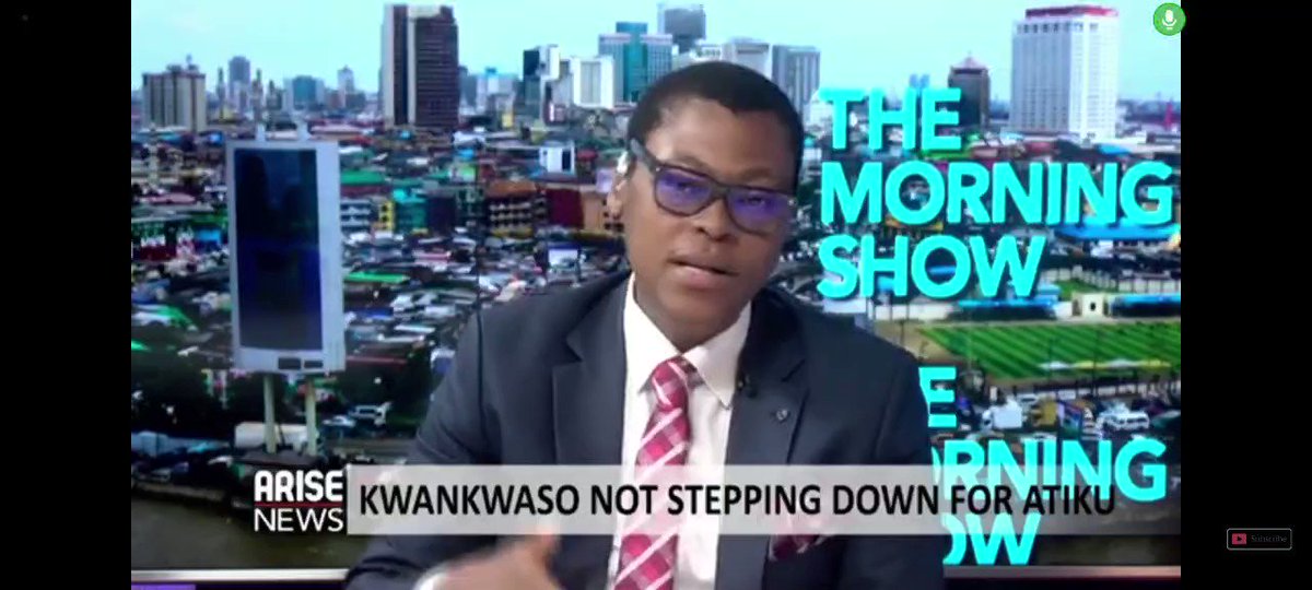 Murphy on Twitter: "RT @Nkemchor_: Rufai Admits on Arise tv that Atiku's chances of winning the