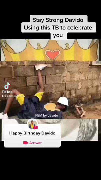 Happy Birthday to 001  David Adeleke Baba Imade Dedicated this TB so our goat can smile again 
