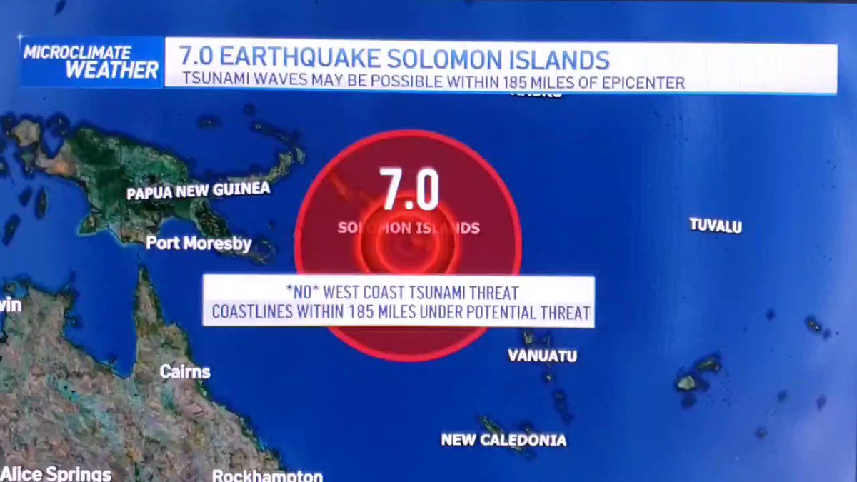 West coast tsunami risk