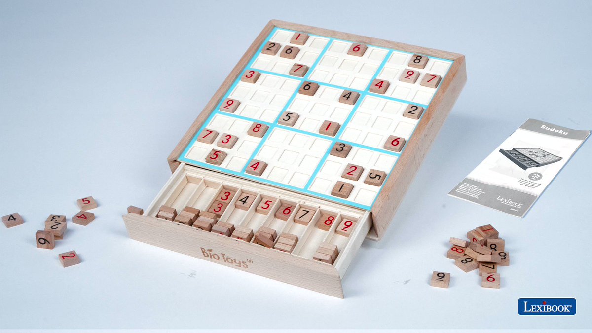 Bio Toys Sudoku en bois, éco-responsable