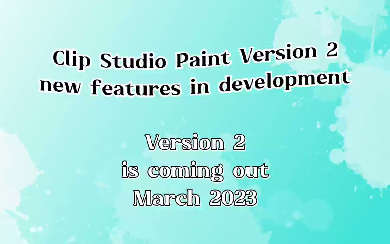 CLIP STUDIO PAINT on Twitter "Get your upgrade to Ver. 2 for free if