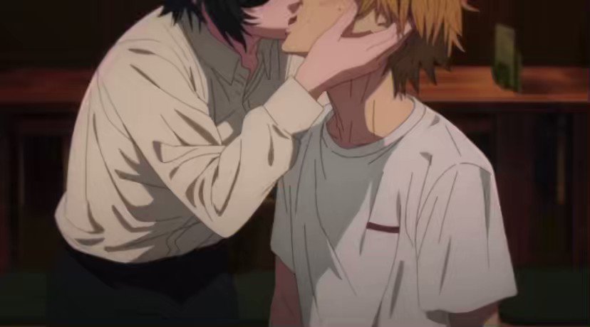 chainsaw man kiss scene himeno｜Pesquisa do TikTok