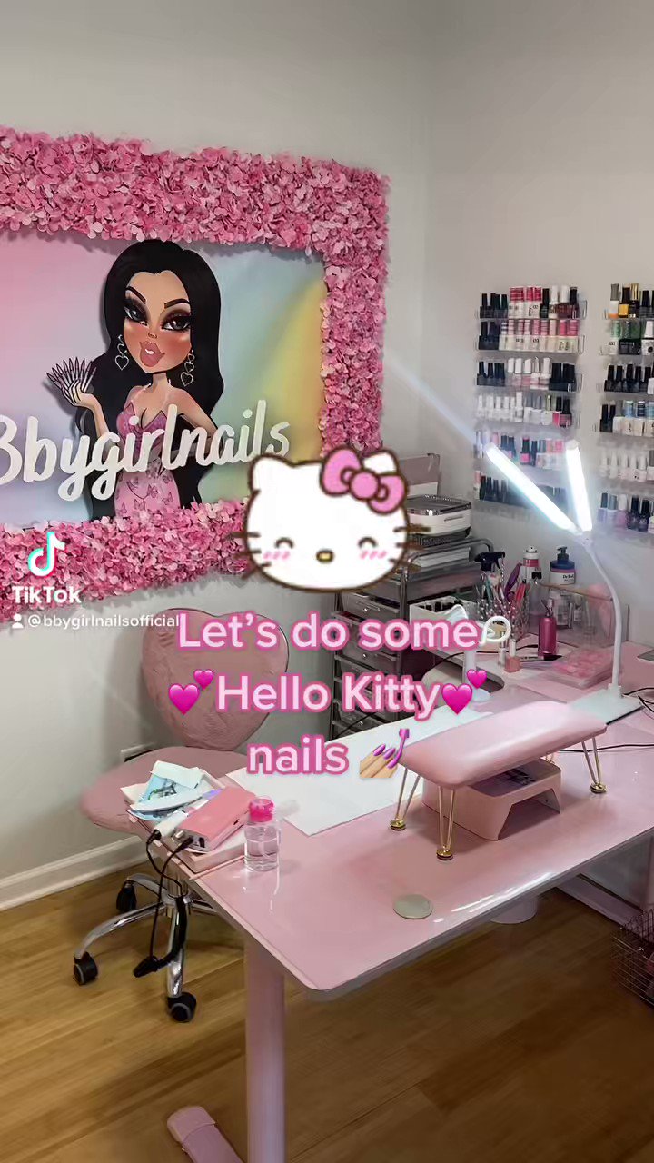 hello kitty nail salon video game｜TikTok Search