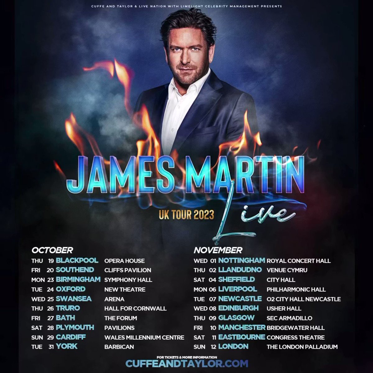 James Martin on Twitter "Following a sellout 2022 tour, I’m delighted