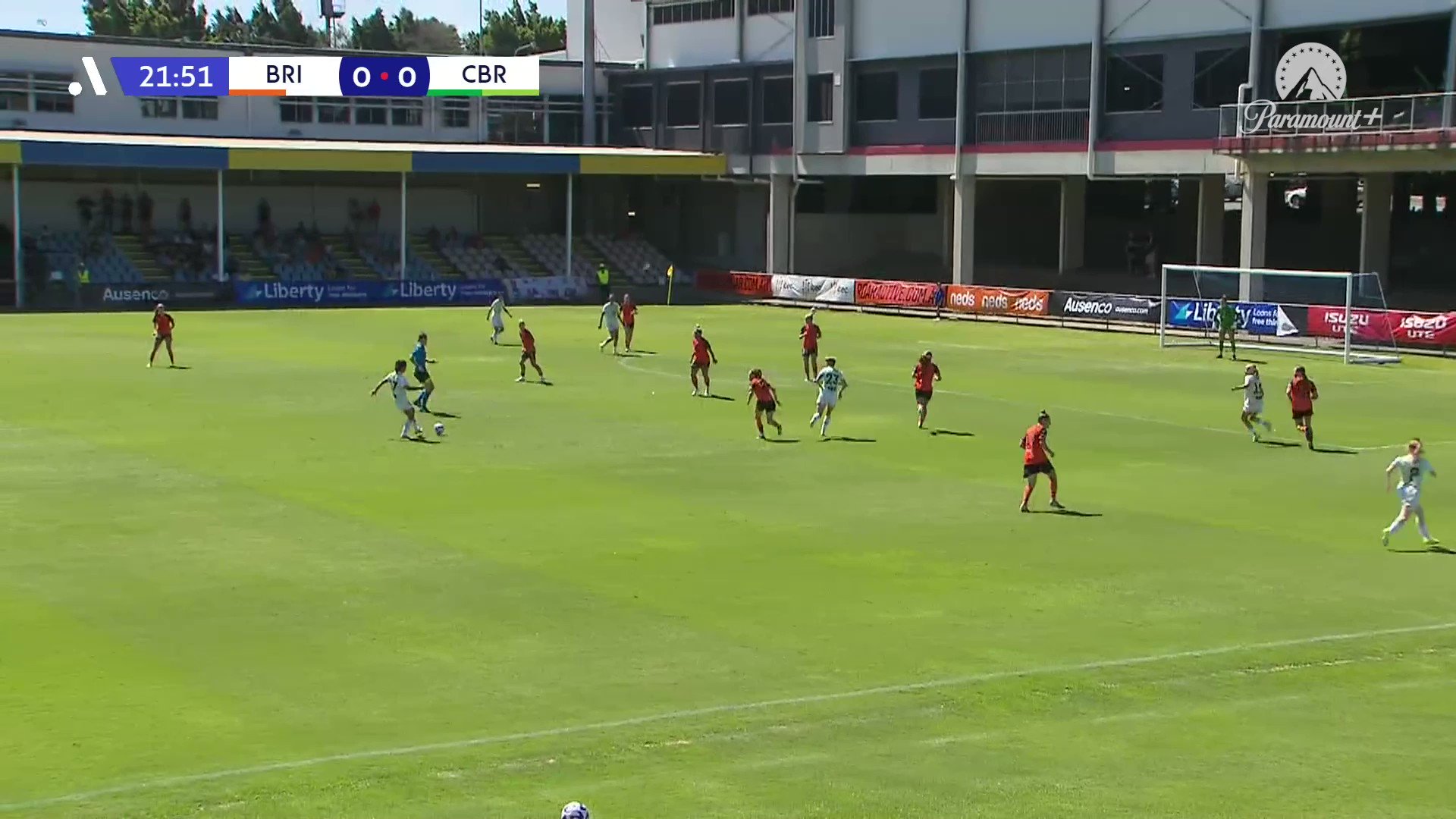 .@CanberraUnited hit the front at Perry Park! 🟢🔥

Grace Jale forces the ball over the line as her side get off to a fast start against @brisbaneroar!

Catch all the action LIVE on #DubZone 📺

Follow live:  @LibFinancial”