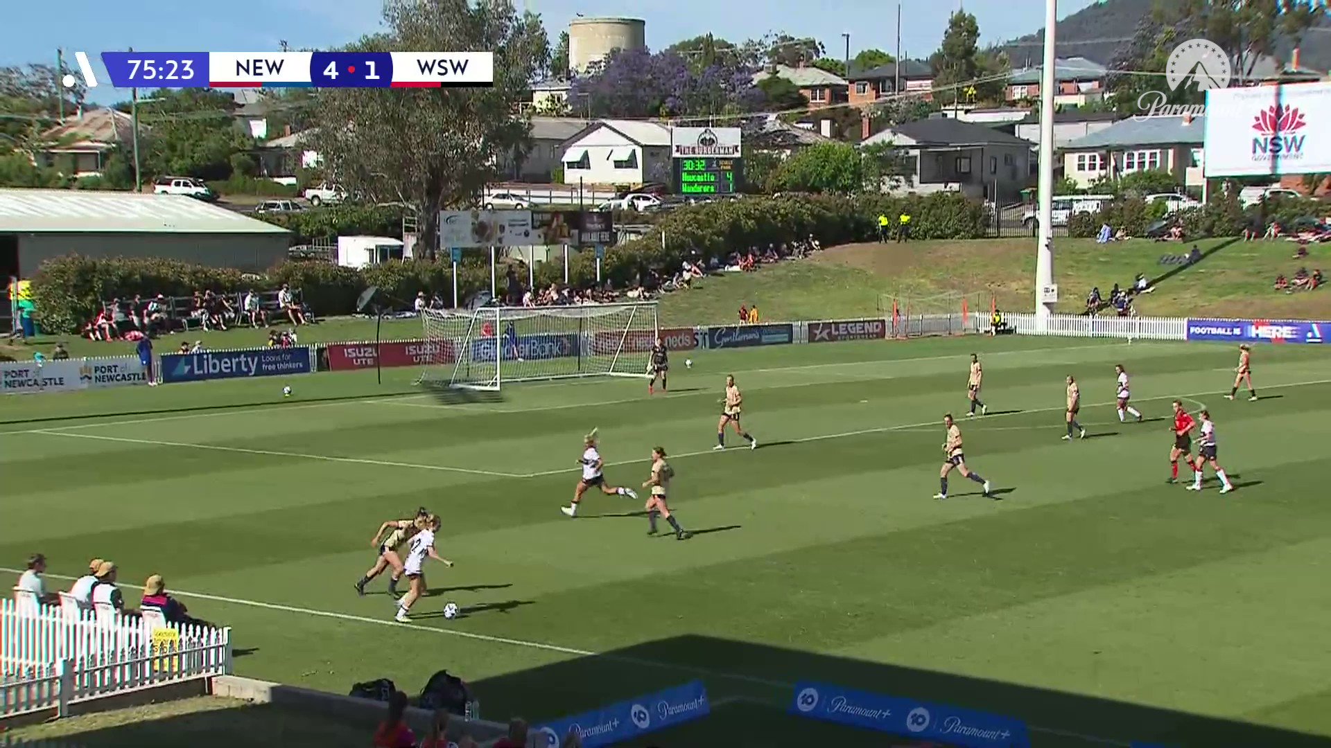 𝐖𝐞𝐥𝐜𝐨𝐦𝐞 𝐛𝐚𝐜𝐤 to the @LibFinancial A-League, @amy_harrison7 🙌

The @wswanderersfc midfielder with a sweet finish to pull one back for her side! 🤙 

Catch all the action LIVE on #DubZone 📺

Follow live:  @LibFinancial”
